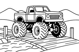 Kolorowanka Monster trucki