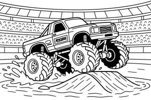 Kolorowanka Monster trucki