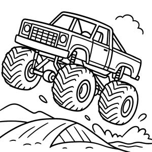 Kolorowanka Monster trucki
