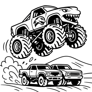 Kolorowanka Monster trucki