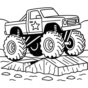 Kolorowanka Monster trucki