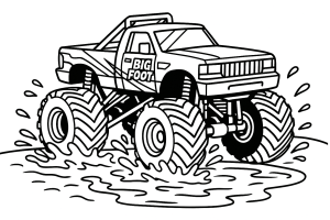 Kolorowanka Monster trucki