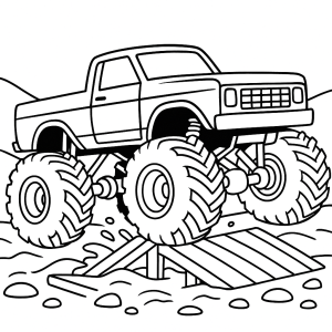 Kolorowanka Monster trucki
