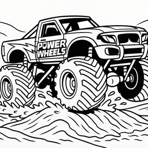 Kolorowanka Monster trucki