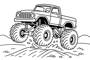 Kolorowanka Monster trucki