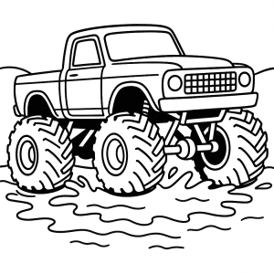 Kolorowanka Monster trucki