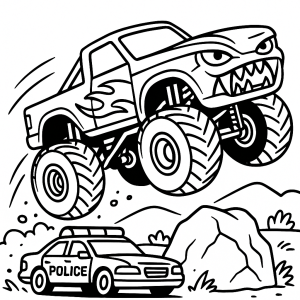 Kolorowanka Monster trucki