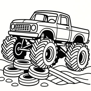 Kolorowanka Monster trucki