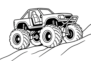 Kolorowanka Monster trucki