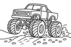 Kolorowanka Monster trucki