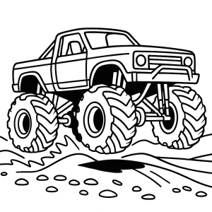 Kolorowanka Monster trucki