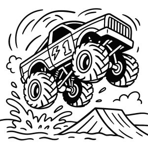 Kolorowanka Monster trucki