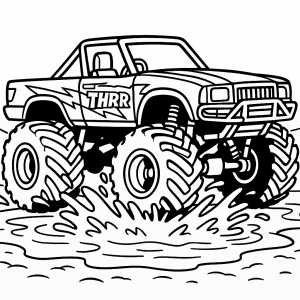 Kolorowanka Monster trucki