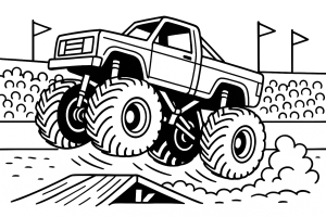 Kolorowanka Monster trucki