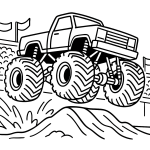 Kolorowanka Monster trucki