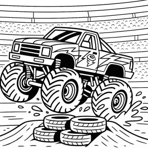 Kolorowanka Monster trucki