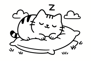 Kolorowanka Pusheen