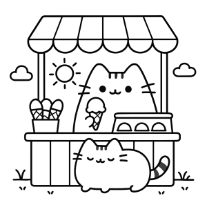Kolorowanka Pusheen