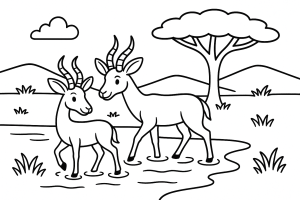 Kolorowanka Safari
