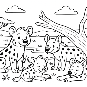 Kolorowanka Safari